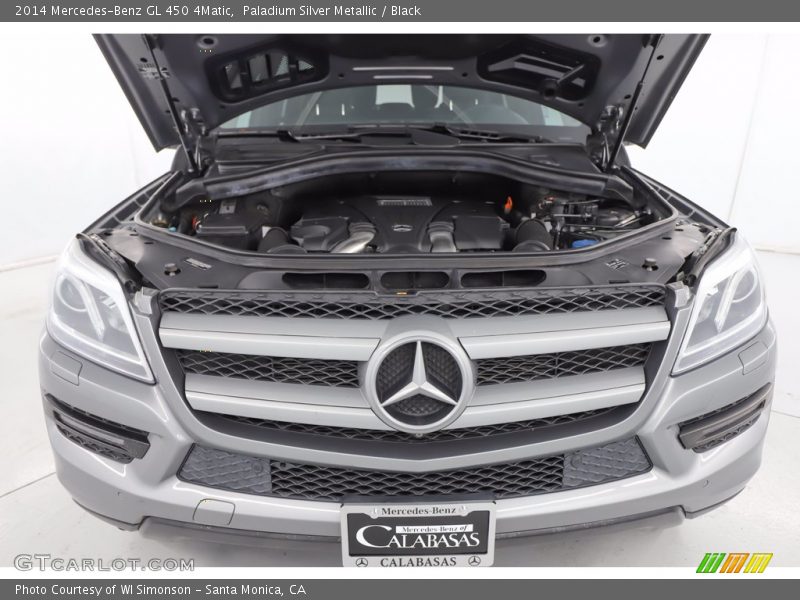 Paladium Silver Metallic / Black 2014 Mercedes-Benz GL 450 4Matic