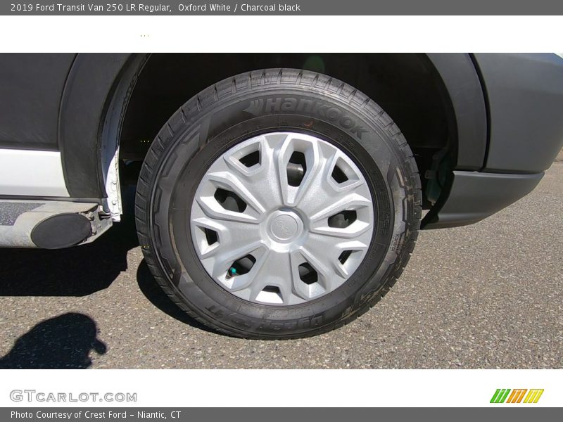 Oxford White / Charcoal black 2019 Ford Transit Van 250 LR Regular