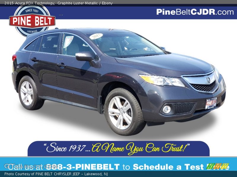 Graphite Luster Metallic / Ebony 2015 Acura RDX Technology