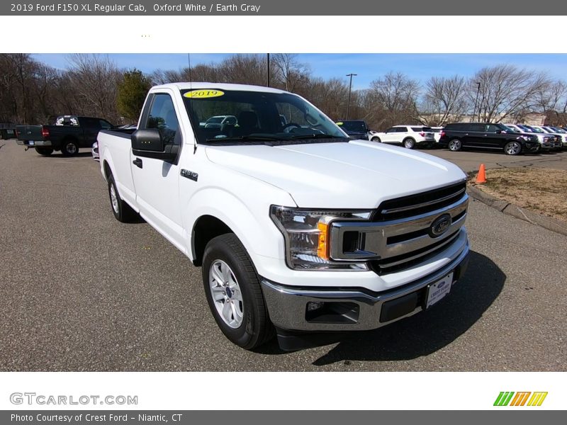 Oxford White / Earth Gray 2019 Ford F150 XL Regular Cab