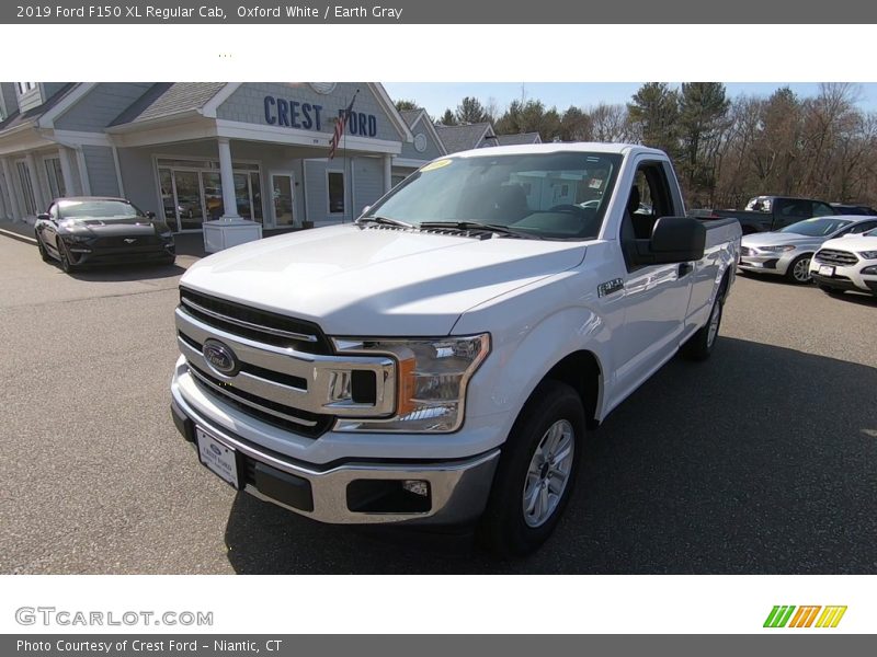 Oxford White / Earth Gray 2019 Ford F150 XL Regular Cab