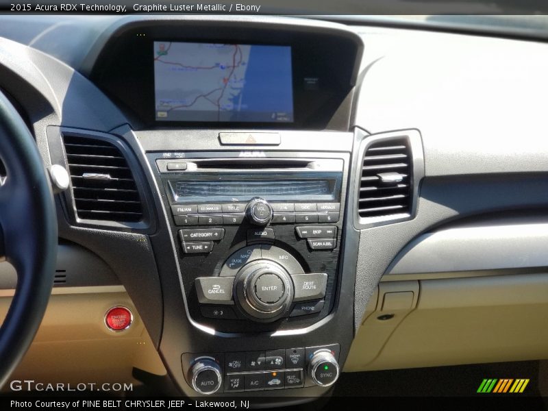 Graphite Luster Metallic / Ebony 2015 Acura RDX Technology