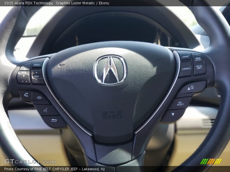 Graphite Luster Metallic / Ebony 2015 Acura RDX Technology