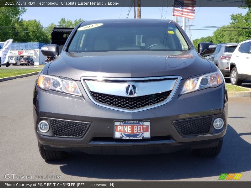 Graphite Luster Metallic / Ebony 2015 Acura RDX Technology