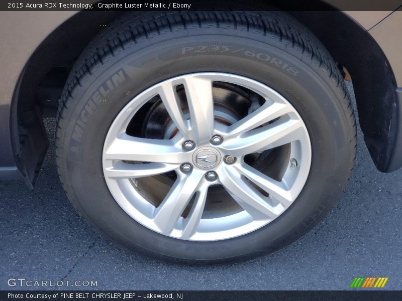 Graphite Luster Metallic / Ebony 2015 Acura RDX Technology