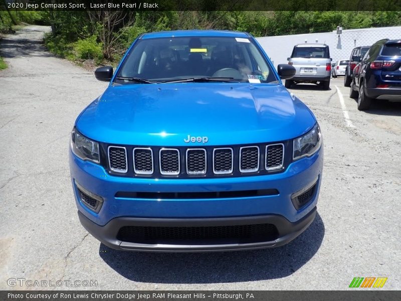 Laser Blue Pearl / Black 2020 Jeep Compass Sport