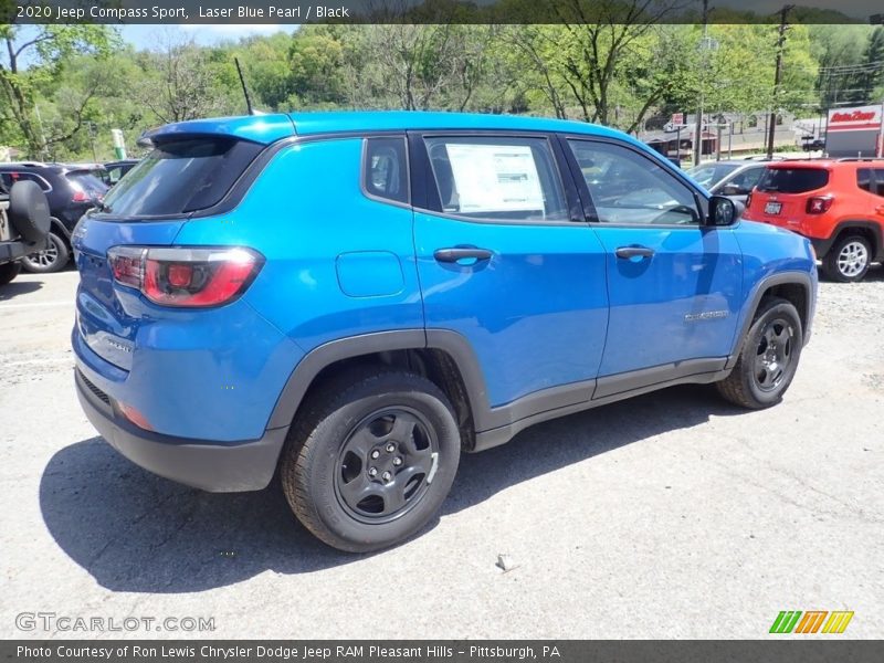 Laser Blue Pearl / Black 2020 Jeep Compass Sport