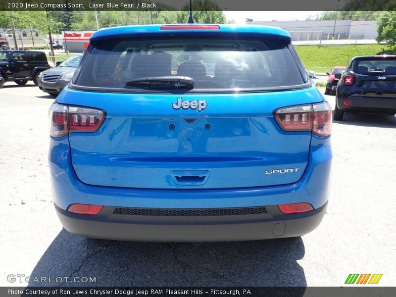 Laser Blue Pearl / Black 2020 Jeep Compass Sport