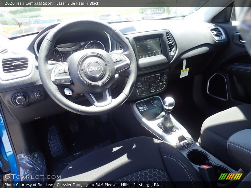 Laser Blue Pearl / Black 2020 Jeep Compass Sport