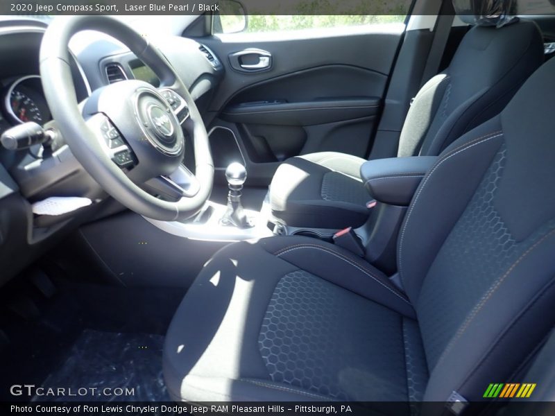 Laser Blue Pearl / Black 2020 Jeep Compass Sport