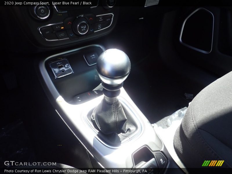 Laser Blue Pearl / Black 2020 Jeep Compass Sport