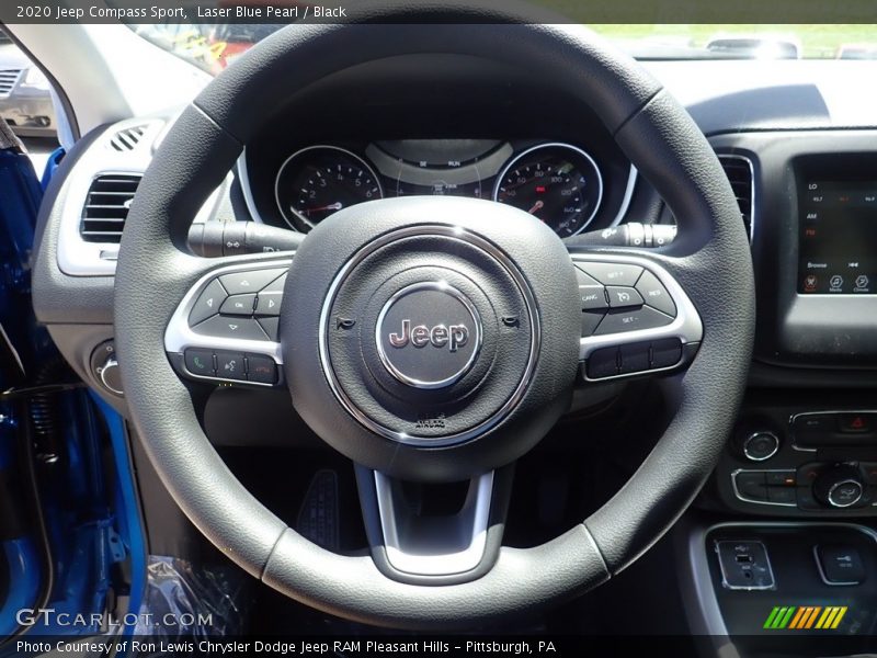 Laser Blue Pearl / Black 2020 Jeep Compass Sport