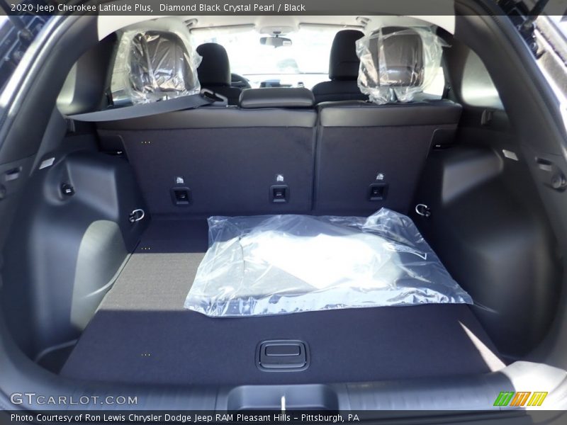 Diamond Black Crystal Pearl / Black 2020 Jeep Cherokee Latitude Plus