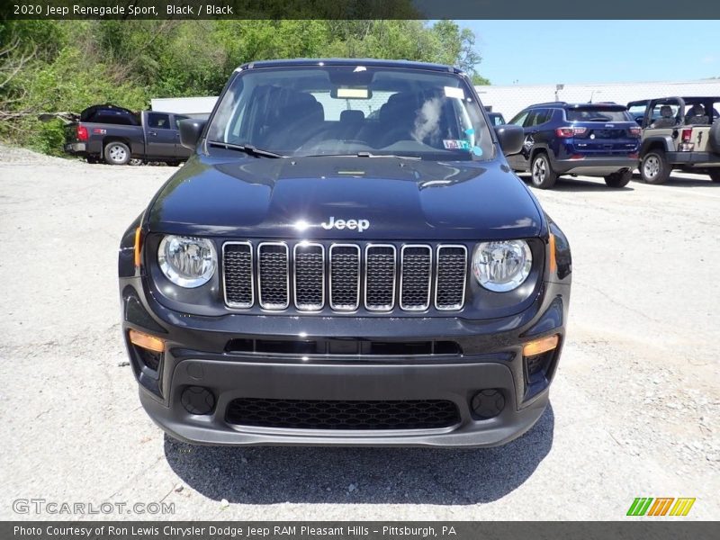 Black / Black 2020 Jeep Renegade Sport