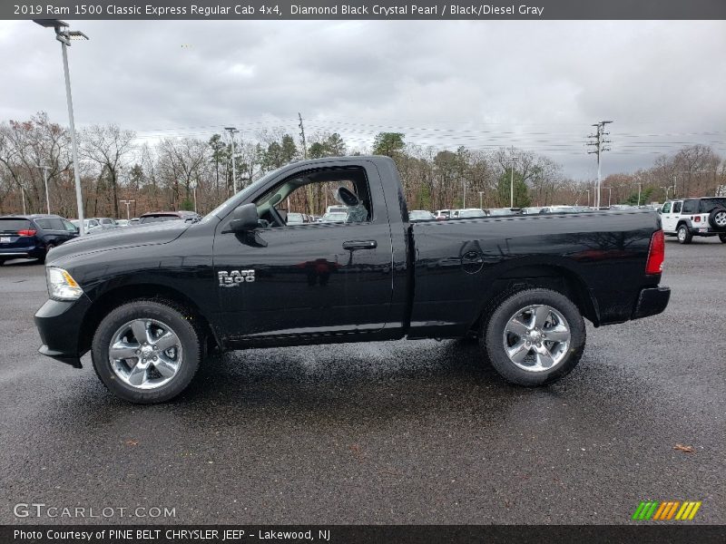 2019 1500 Classic Express Regular Cab 4x4 Diamond Black Crystal Pearl