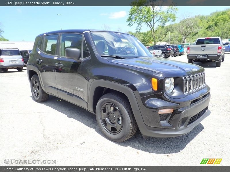 Black / Black 2020 Jeep Renegade Sport