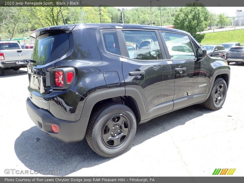 Black / Black 2020 Jeep Renegade Sport