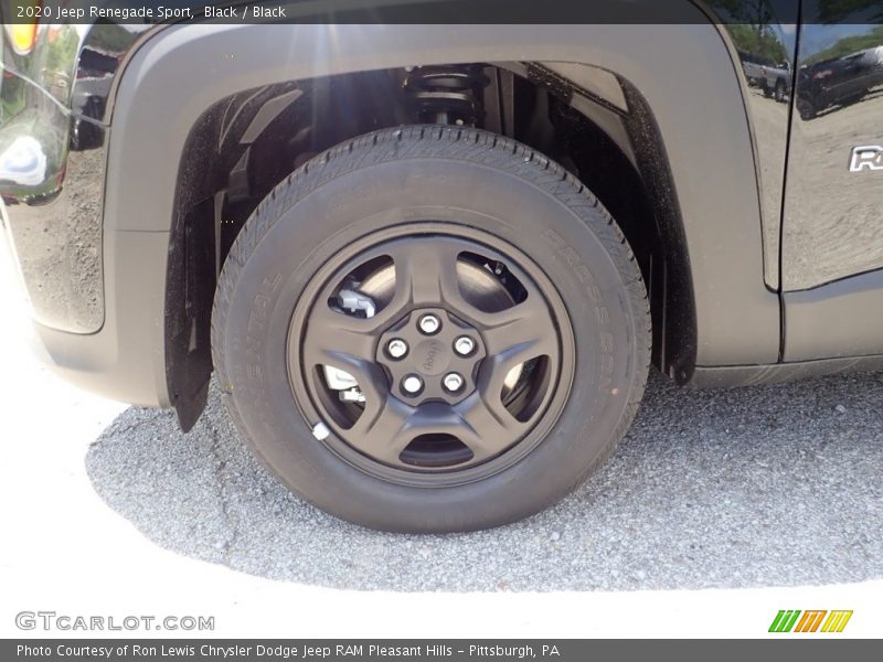 Black / Black 2020 Jeep Renegade Sport