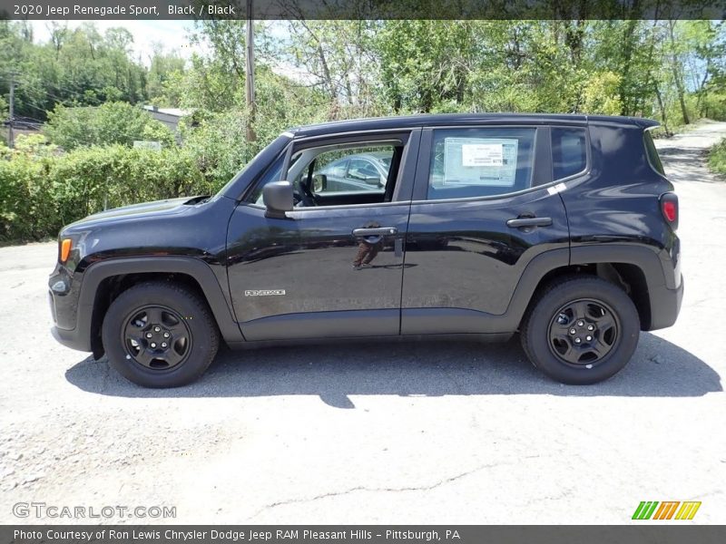 Black / Black 2020 Jeep Renegade Sport