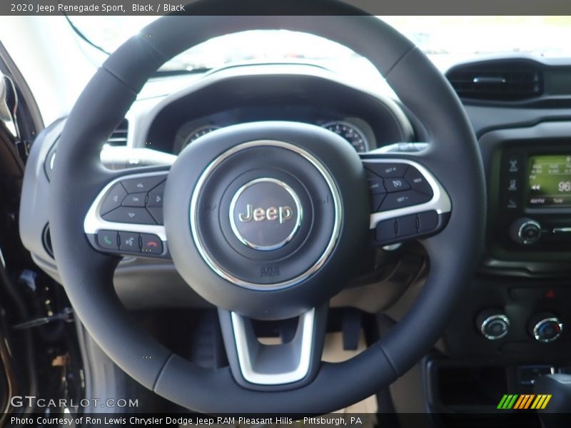 Black / Black 2020 Jeep Renegade Sport