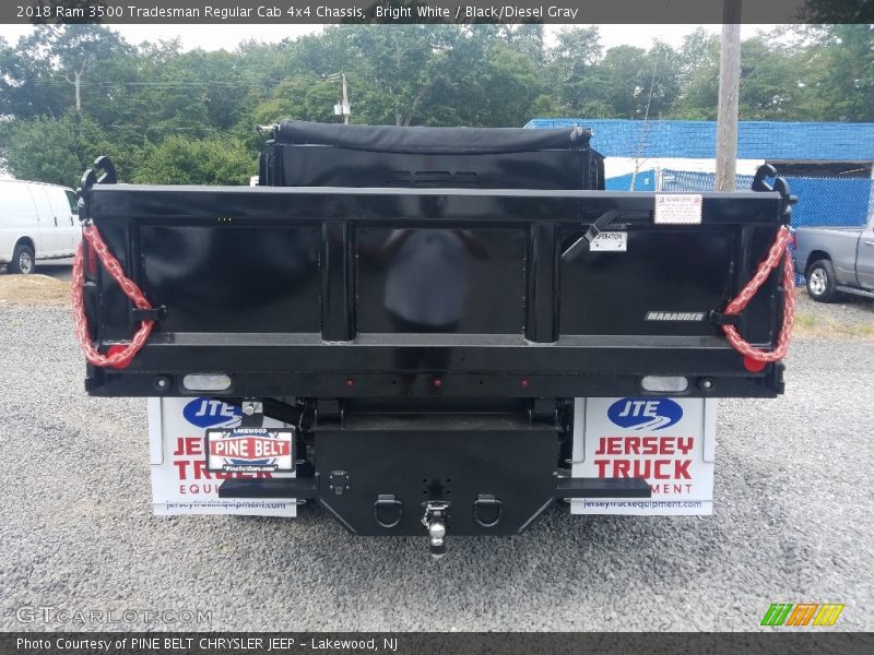 Bright White / Black/Diesel Gray 2018 Ram 3500 Tradesman Regular Cab 4x4 Chassis