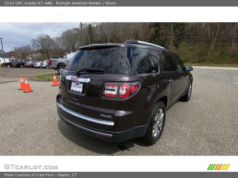 Midnight Amethyst Metallic / Ebony 2016 GMC Acadia SLT AWD