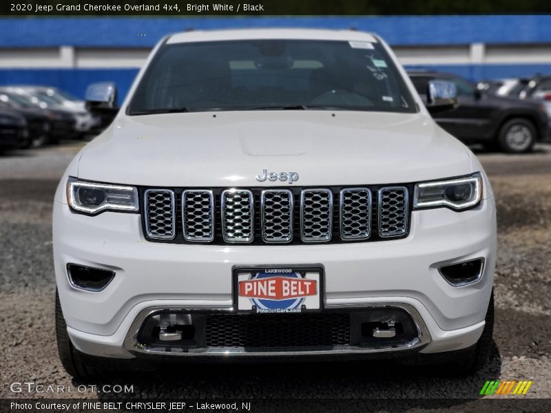 Bright White / Black 2020 Jeep Grand Cherokee Overland 4x4