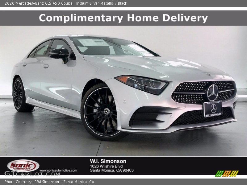 Iridium Silver Metallic / Black 2020 Mercedes-Benz CLS 450 Coupe