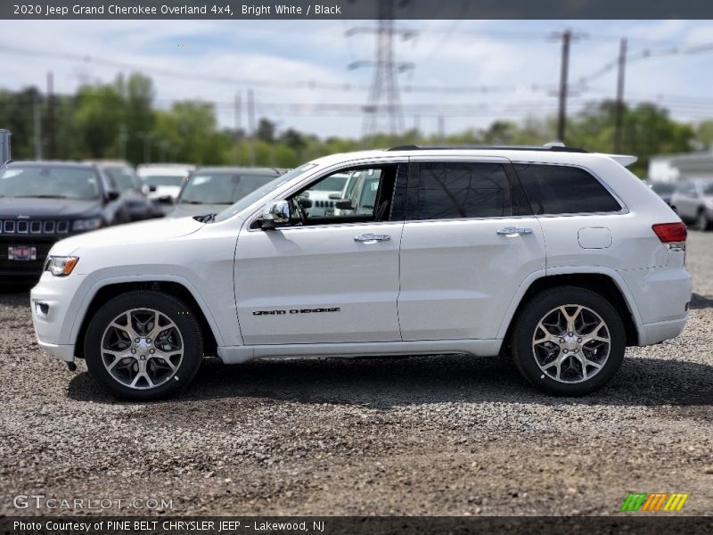 Bright White / Black 2020 Jeep Grand Cherokee Overland 4x4