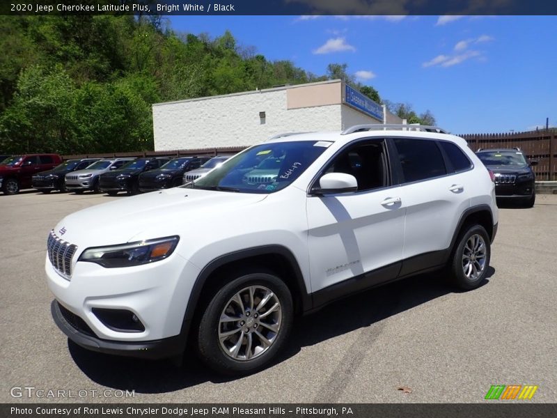 Bright White / Black 2020 Jeep Cherokee Latitude Plus