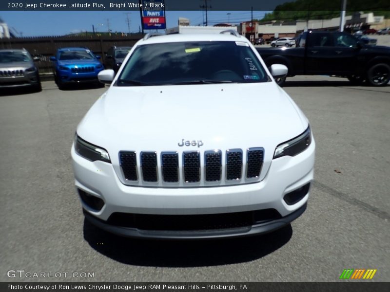 Bright White / Black 2020 Jeep Cherokee Latitude Plus