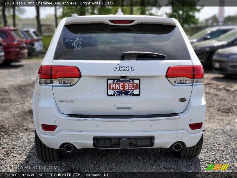 Bright White / Black 2020 Jeep Grand Cherokee Overland 4x4