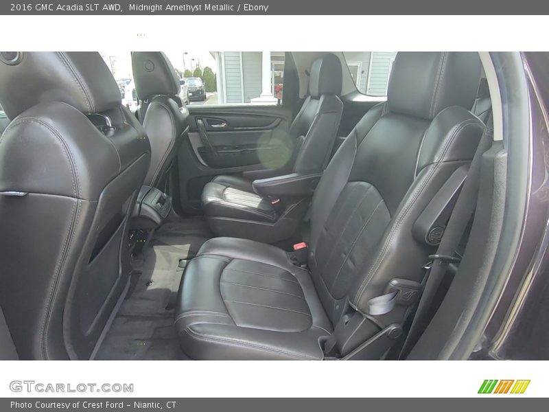 Rear Seat of 2016 Acadia SLT AWD