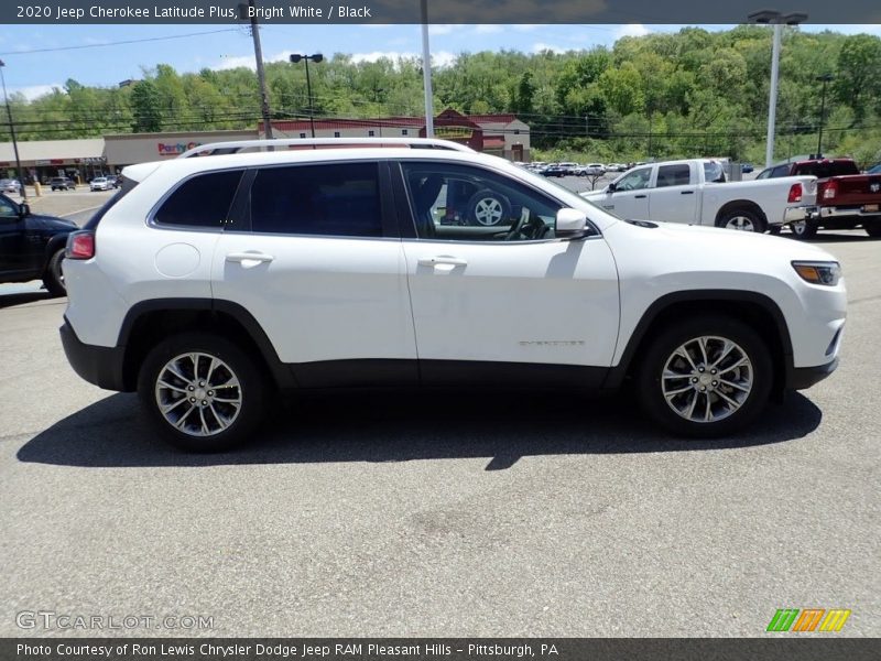 Bright White / Black 2020 Jeep Cherokee Latitude Plus