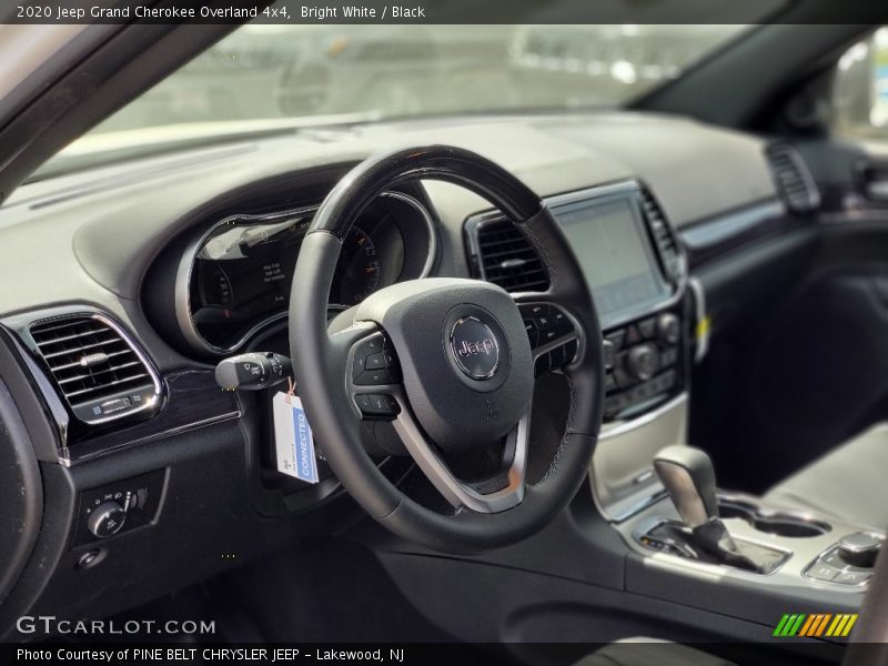 Bright White / Black 2020 Jeep Grand Cherokee Overland 4x4