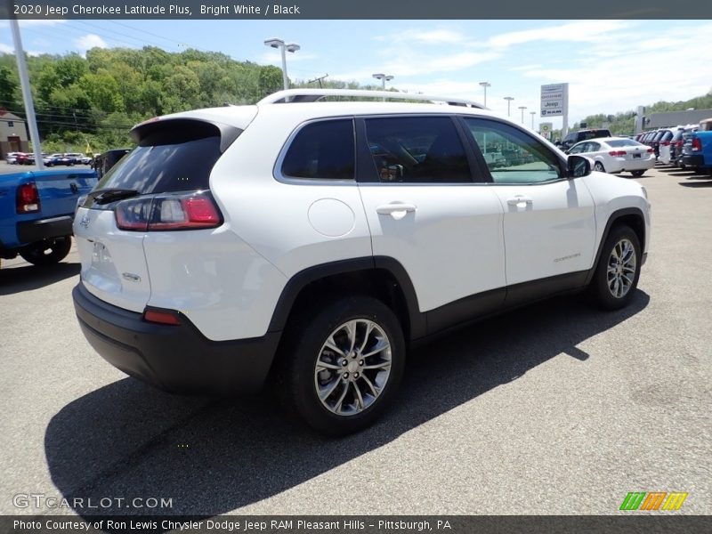 Bright White / Black 2020 Jeep Cherokee Latitude Plus