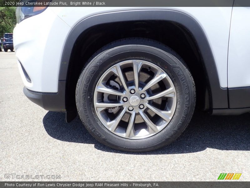 Bright White / Black 2020 Jeep Cherokee Latitude Plus