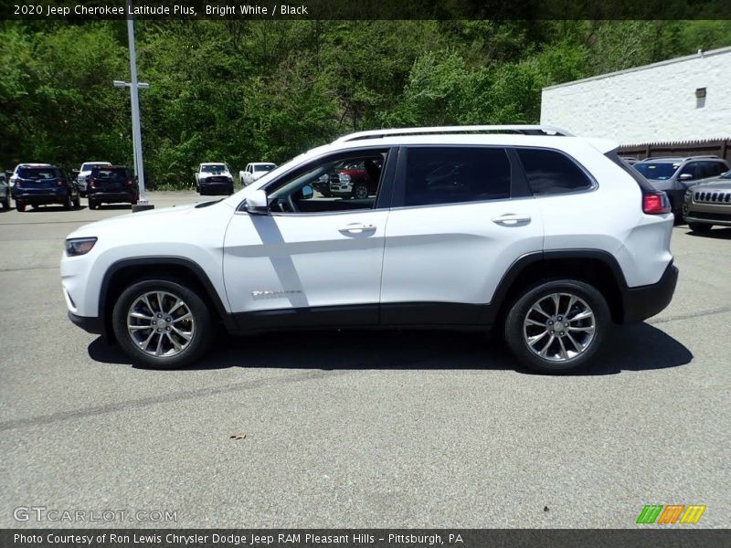 Bright White / Black 2020 Jeep Cherokee Latitude Plus