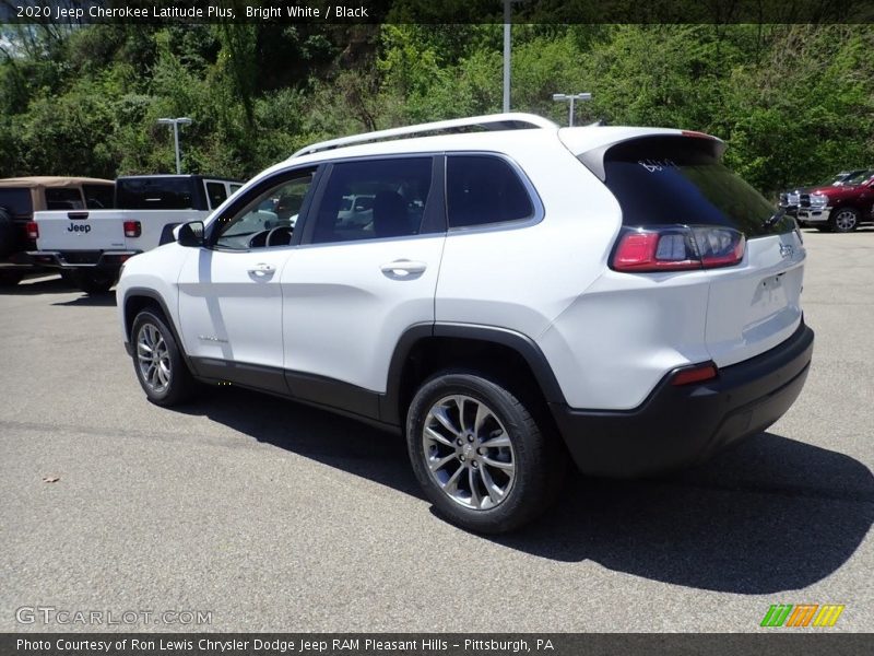 Bright White / Black 2020 Jeep Cherokee Latitude Plus