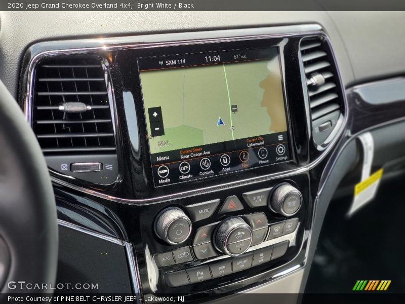 Bright White / Black 2020 Jeep Grand Cherokee Overland 4x4