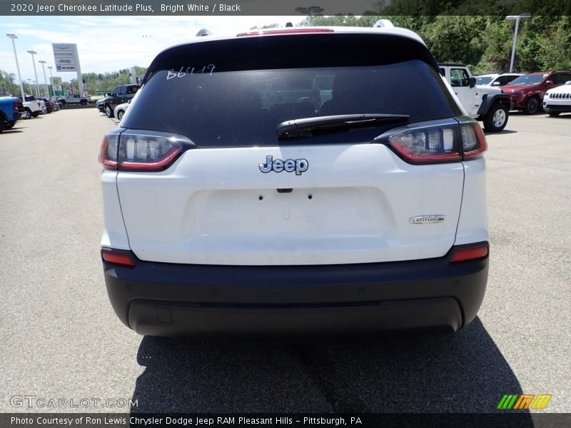 Bright White / Black 2020 Jeep Cherokee Latitude Plus