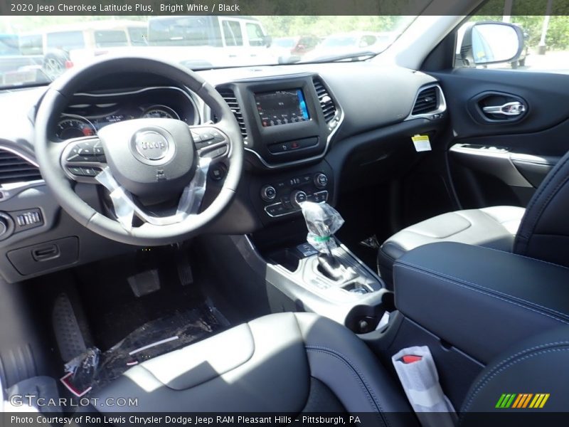 Bright White / Black 2020 Jeep Cherokee Latitude Plus