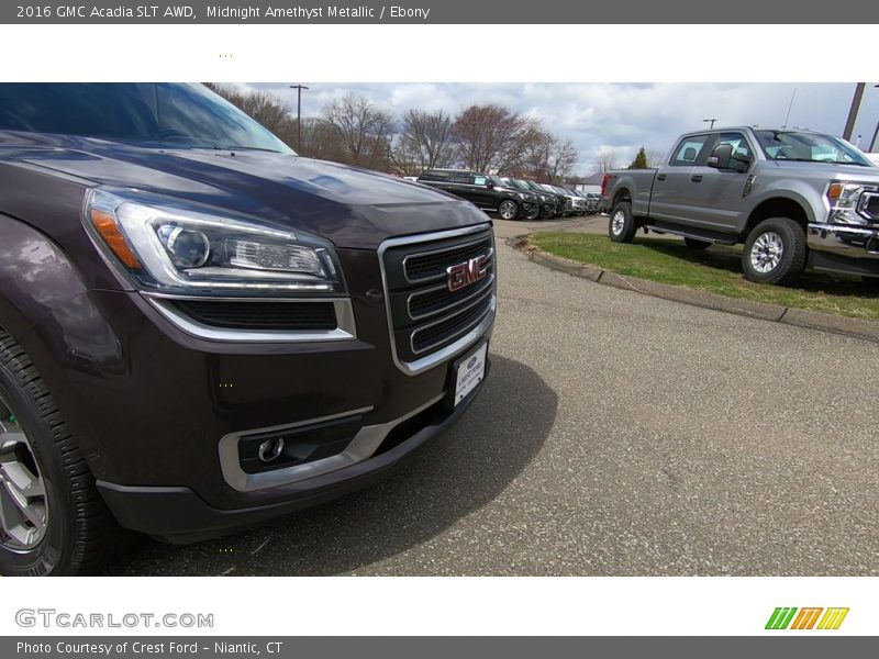 Midnight Amethyst Metallic / Ebony 2016 GMC Acadia SLT AWD