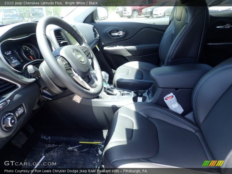 Bright White / Black 2020 Jeep Cherokee Latitude Plus