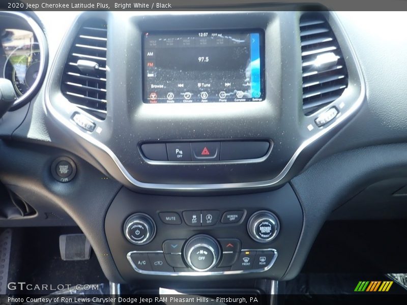 Bright White / Black 2020 Jeep Cherokee Latitude Plus