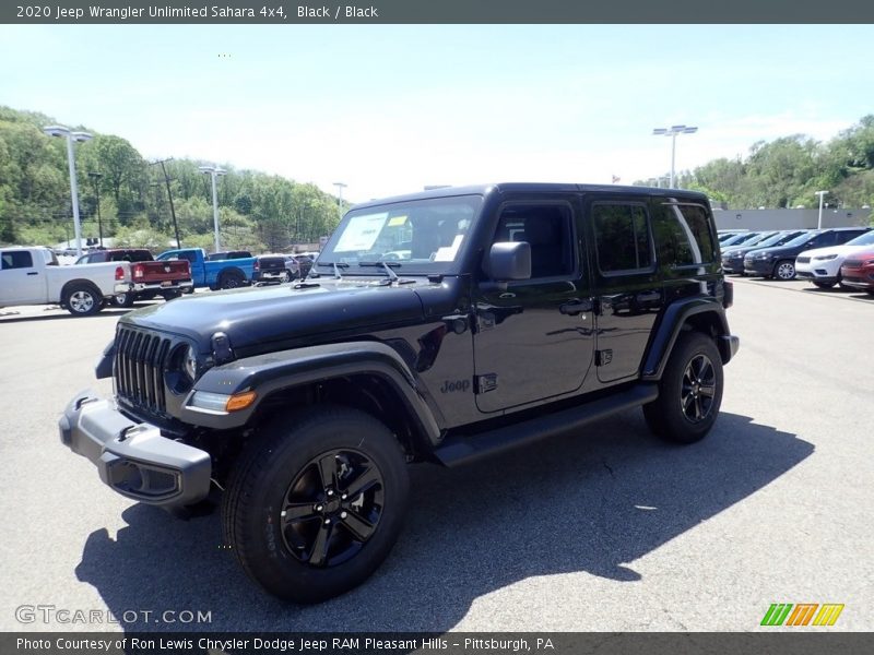 Black / Black 2020 Jeep Wrangler Unlimited Sahara 4x4