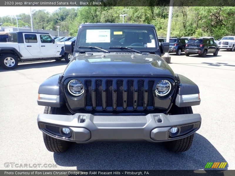 Black / Black 2020 Jeep Wrangler Unlimited Sahara 4x4