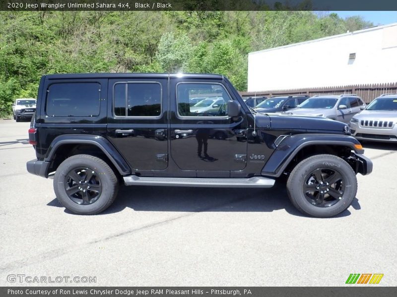 Black / Black 2020 Jeep Wrangler Unlimited Sahara 4x4
