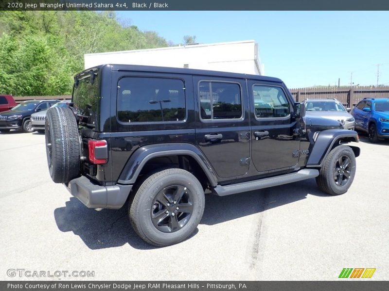 Black / Black 2020 Jeep Wrangler Unlimited Sahara 4x4