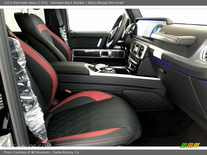  2020 G 550 Black/Bengal Red Insert Interior